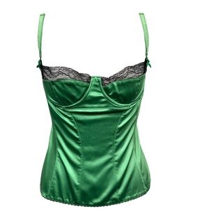 Dolce & Gabbana Vintage Green Corset